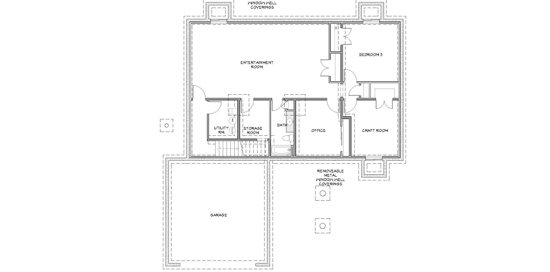The Uhrhahn — Floorplan — Basement