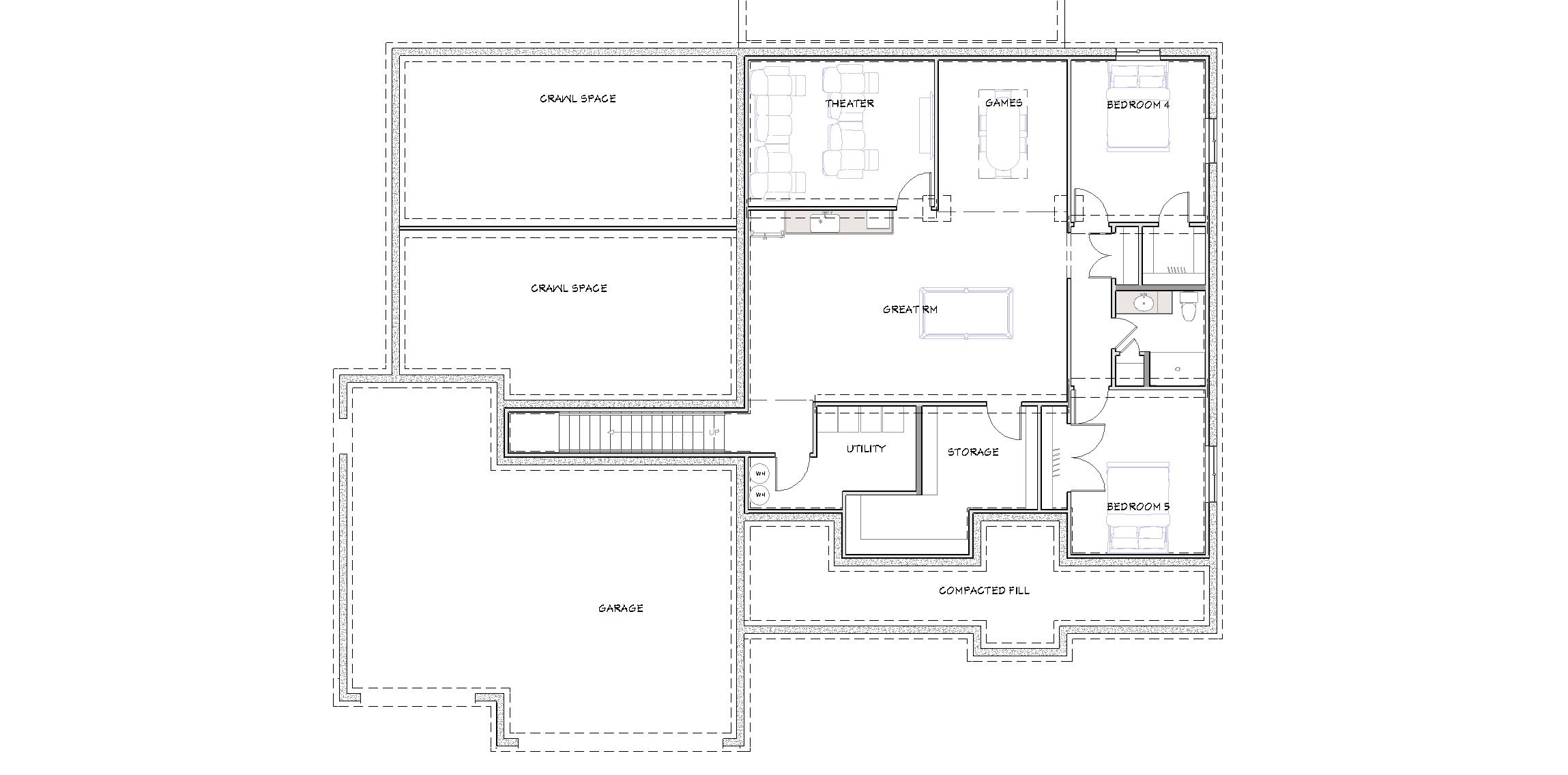 The Yslas — Floorplan — Basement