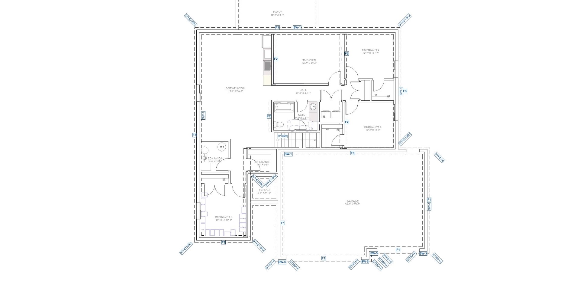The Diamond — Floorplan — Basement