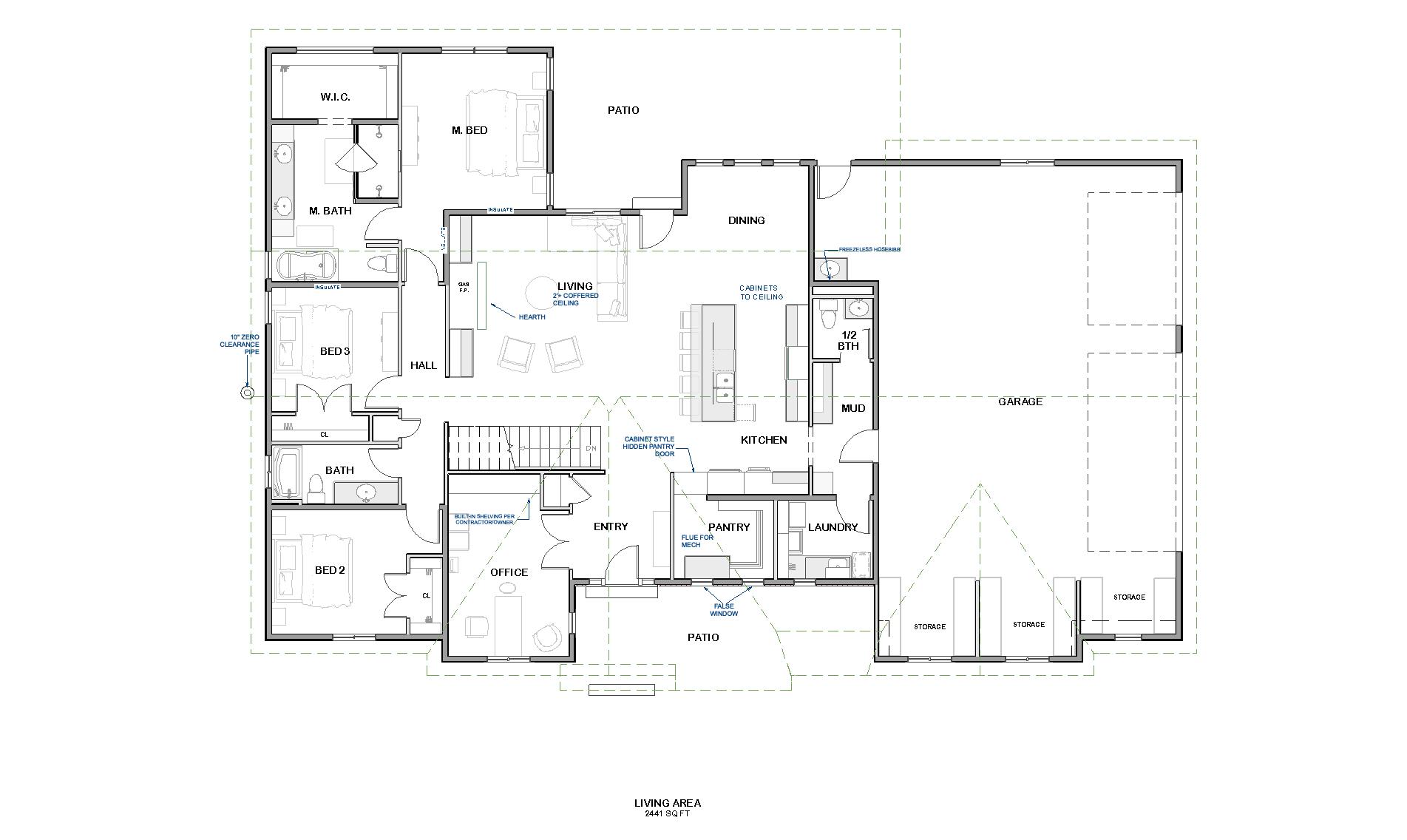 The Little — Floorplan — Main Level
